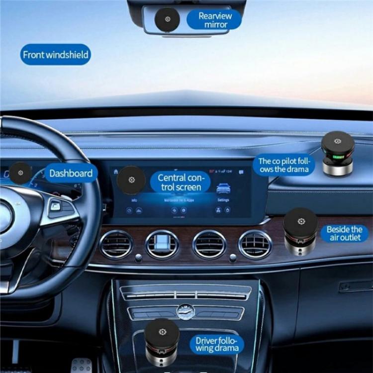 X19 Car Phone Holder 15W Wireless Charging Vacuum Suction Cooling Magnetic Phone Stand(Silver) - Wireless Charger Holders by buy2fix | Online Shopping UK | buy2fix