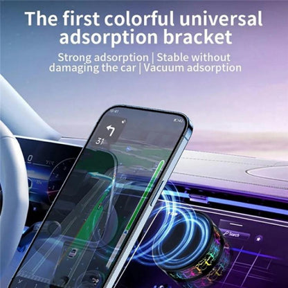 X12 Colorful Crackle Light Magnetic Car Dashboard Navigation Mount Vacuum Suction Cup Stand - Universal Car Holders by buy2fix | Online Shopping UK | buy2fix