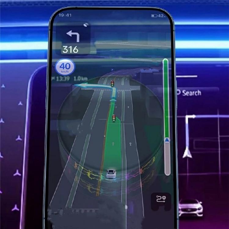 X12 Colorful Crackle Light Magnetic Car Dashboard Navigation Mount Vacuum Suction Cup Stand - Universal Car Holders by buy2fix | Online Shopping UK | buy2fix