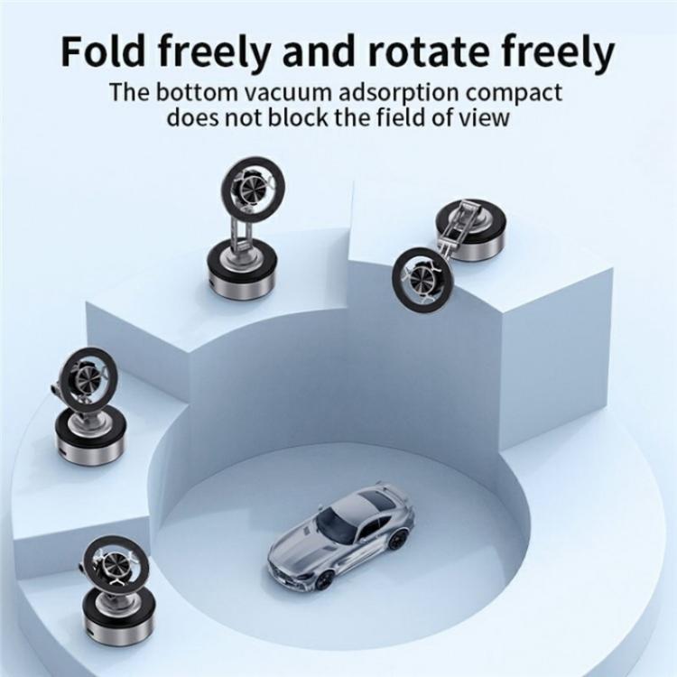 X91 360 Degree Rotation Navigation Stand Car Dashboard Magnetic Phone Mount Holder(Tarnish) - Universal Car Holders by buy2fix | Online Shopping UK | buy2fix