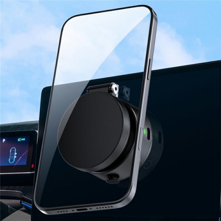 V1 Extendable Electric Suction Magnetic Foldable Stand Universal Car Dashboard Phone Holder - Universal Car Holders by buy2fix | Online Shopping UK | buy2fix