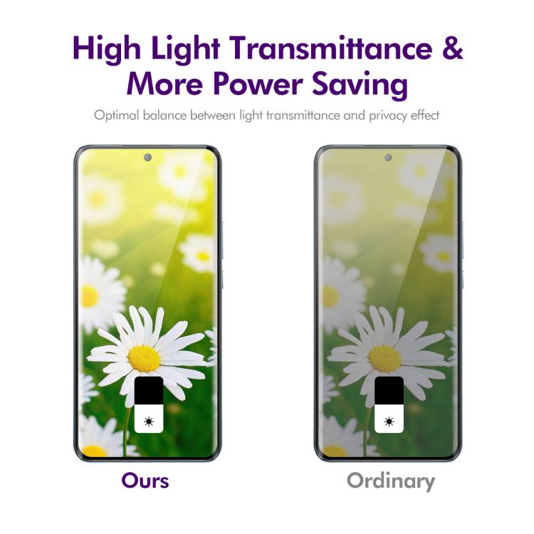 For OPPO Find X8 Pro ENKAY Hat-Prince Easy Install Heat Bending Privacy Screen Tempered Glass Film - Find X8 Pro Tempered Glass by ENKAY | Online Shopping UK | buy2fix