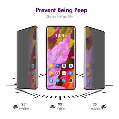 For OPPO Find X6 Pro ENKAY Hat-Prince Easy Install Heat Bending Privacy Screen Tempered Glass Film - OPPO Tempered Glass by ENKAY | Online Shopping UK | buy2fix