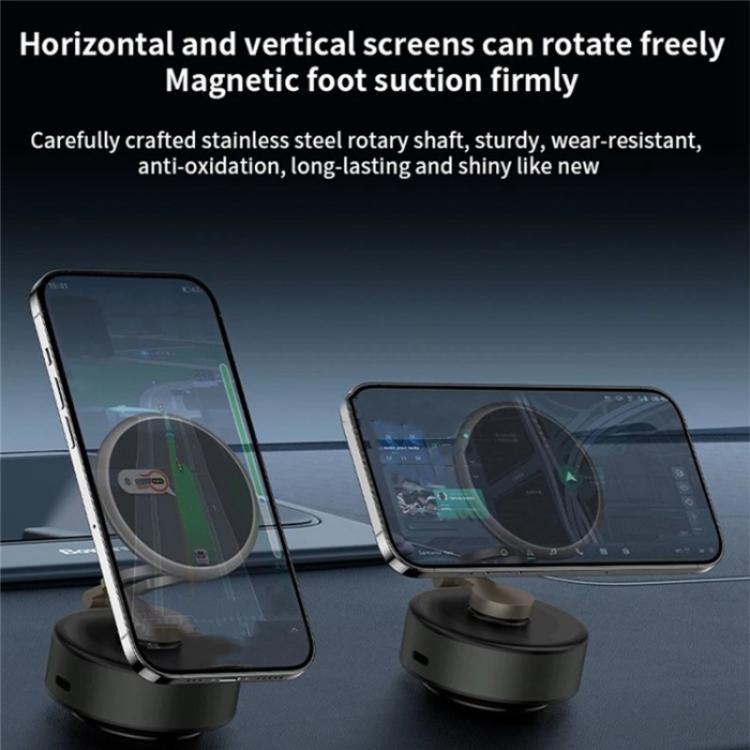D2 3-Axis Folding Magnetic Suction Cup 360 Degree Rotation Phone Stand Car Phone Holder - Universal Car Holders by buy2fix | Online Shopping UK | buy2fix