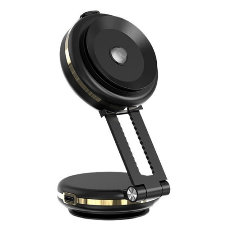 T50 Vacuum Adhesion Dual Suction Cup Car Dashboard Windshield Phone Navigation Stand(Black+Gold) - Universal Car Holders by buy2fix | Online Shopping UK | buy2fix