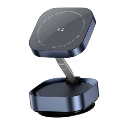 F2 Strong Magnet Vacuum Suction Adjustable Foldable Car Dashboard Windshield Phone Holder(Tarnish) - Universal Car Holders by buy2fix | Online Shopping UK | buy2fix