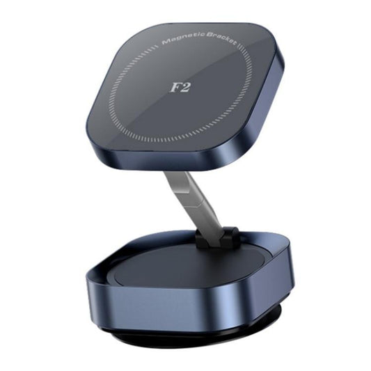 F2 Strong Magnet Vacuum Suction Adjustable Foldable Car Dashboard Windshield Phone Holder(Tarnish) - Universal Car Holders by buy2fix | Online Shopping UK | buy2fix