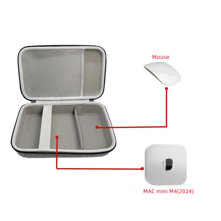 For Apple Mac Mini M4 2024 Storage Case Portable Shock-proof Hard Case Bag - MINI PC Accessories & Gadgets by buy2fix | Online Shopping UK | buy2fix
