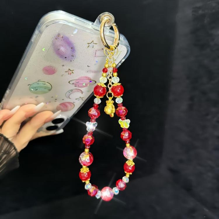 Lucky Cat Lucky Bag Blessing Blessing Word Mobile Phone Chain(Lucky bag) - Lanyards & Wrist Straps by buy2fix | Online Shopping UK | buy2fix