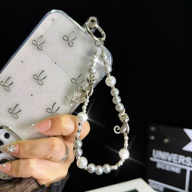 Sun and stars Cat Sun Star Pearl Mobile Phone Chain - Lanyards & Wrist Straps by buy2fix | Online Shopping UK | buy2fix