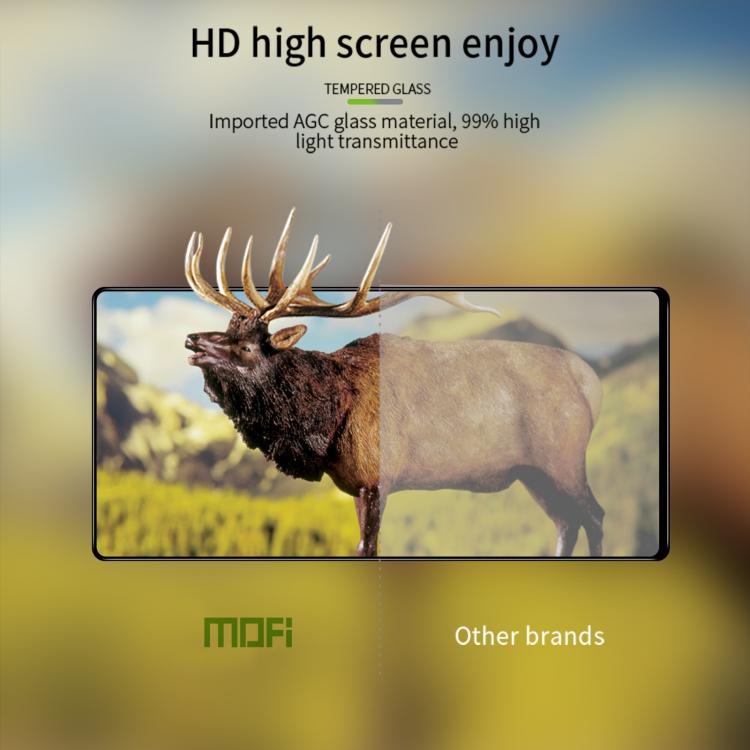 For Samsung Galaxy Z Fold7 MOFI 9H 3D Explosion-proof Curved Screen Tempered Glass Film(Black) - Galaxy Z Fold7 5G Tempered Glass by MOFI | Online Shopping UK | buy2fix
