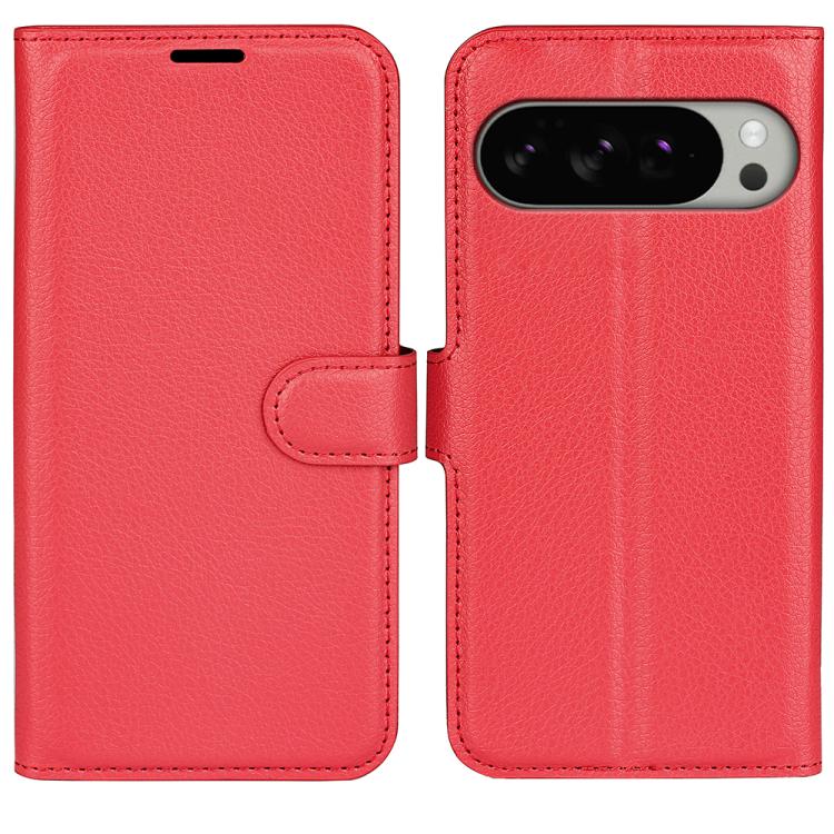 For Google Pixel 10 Pro XL Litchi Texture Horizontal Flip Leather Phone Case with Holder(Red) - Google Cases by buy2fix | Online Shopping UK | buy2fix