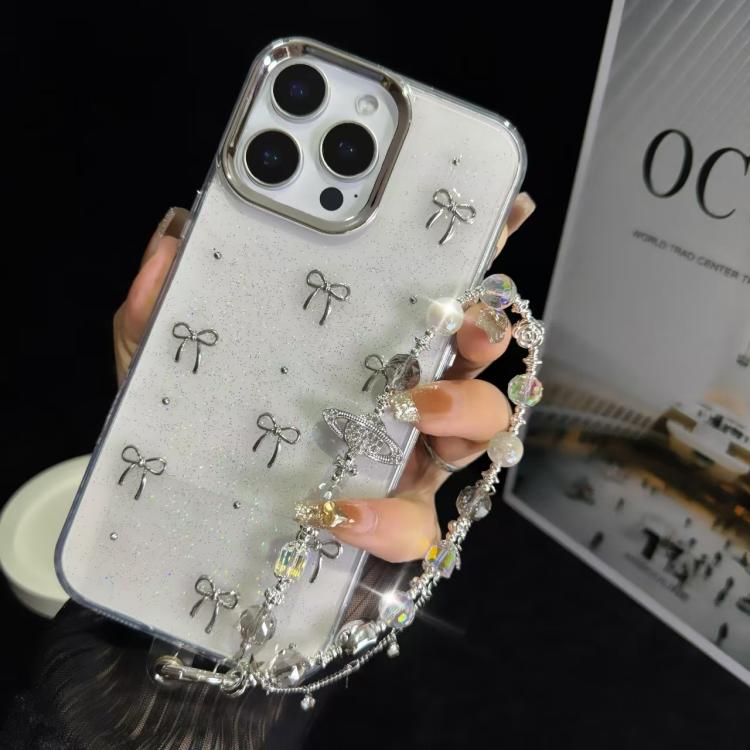 Cosmic Star Color Pearl Phone Chain(Argent) - Lanyards & Wrist Straps by buy2fix | Online Shopping UK | buy2fix