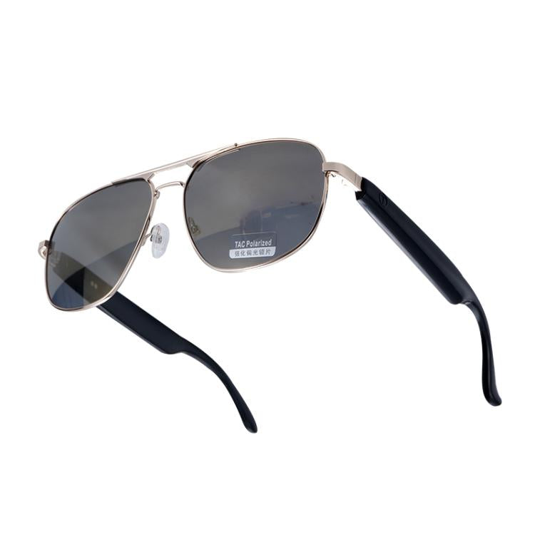 GS02 Smart Glasses, Support Voice Assistant / Bluetooth Call / Remote Control Photography(Silver) - Smart Glasses by buy2fix | Online Shopping UK | buy2fix