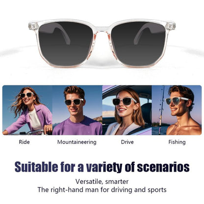 GS03 Smart Glasses, Support AI Smart Chip / Outdoor Sports / Bluetooth Call / Remote Control Photography(Black) - Smart Glasses by buy2fix | Online Shopping UK | buy2fix