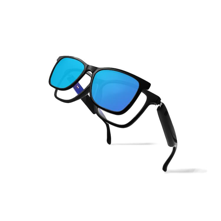 GS05 Smart Glasses, Support AI Smart Chip / Bluetooth Call / Remote Control Photography(Blue) - Smart Glasses by buy2fix | Online Shopping UK | buy2fix