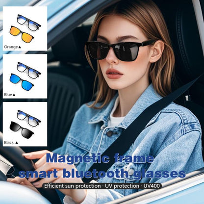 GS05 Smart Glasses, Support AI Smart Chip / Bluetooth Call / Remote Control Photography(Blue) - Smart Glasses by buy2fix | Online Shopping UK | buy2fix