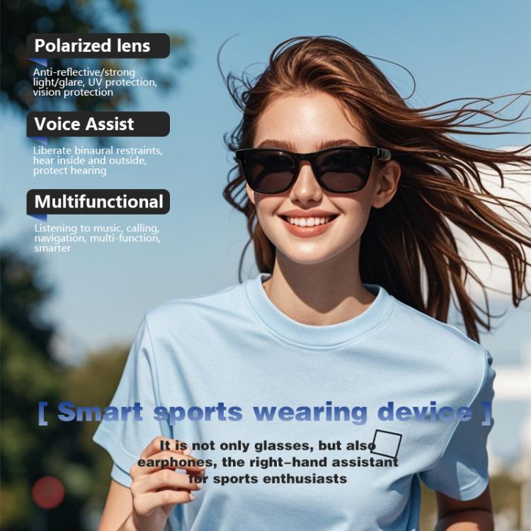 GS05 Smart Glasses, Support AI Smart Chip / Bluetooth Call / Remote Control Photography(Orange) - Smart Glasses by buy2fix | Online Shopping UK | buy2fix