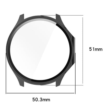 For OPPO Watch X2 Tempered Film Integrated PC Watch Protective Case(Ivory White) - Watch Case by buy2fix | Online Shopping UK | buy2fix