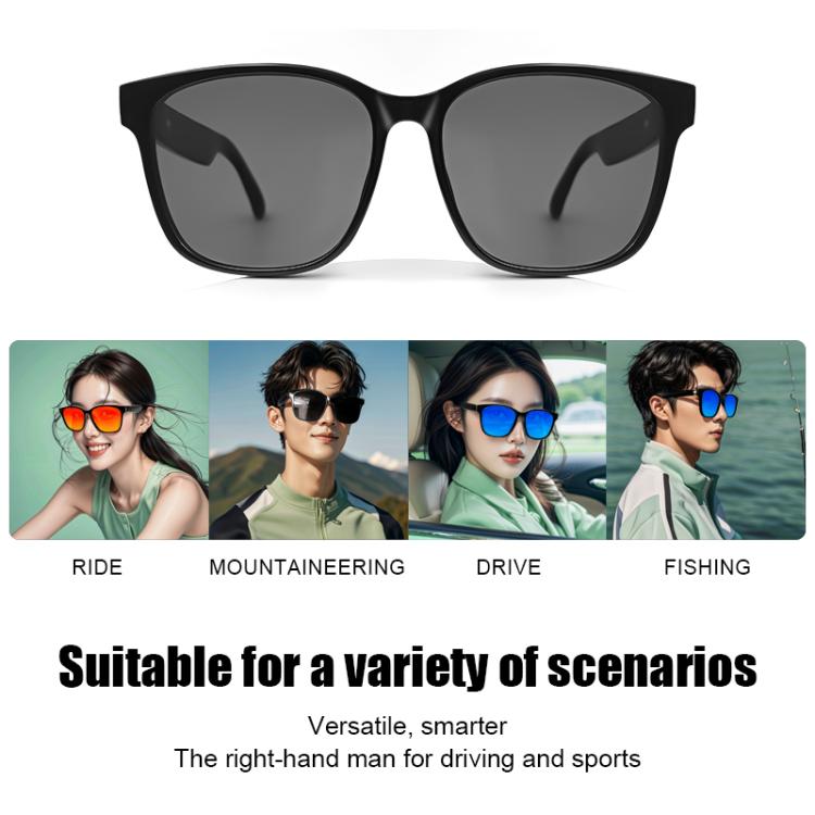GS08 Smart Glasses, Support AI Smart Chip / Bluetooth Call / Smart Driving Navigatiion(Black) - Smart Glasses by buy2fix | Online Shopping UK | buy2fix