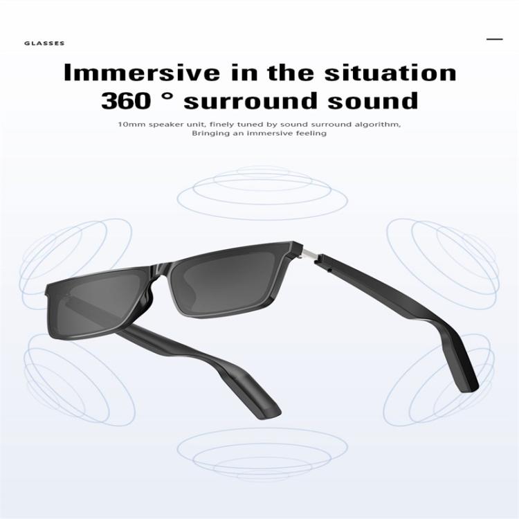 YJ008 Smart Glasses, Support AI Smart Chip / Outdoor Sports / Bluetooth Call(Black) - Smart Glasses by buy2fix | Online Shopping UK | buy2fix