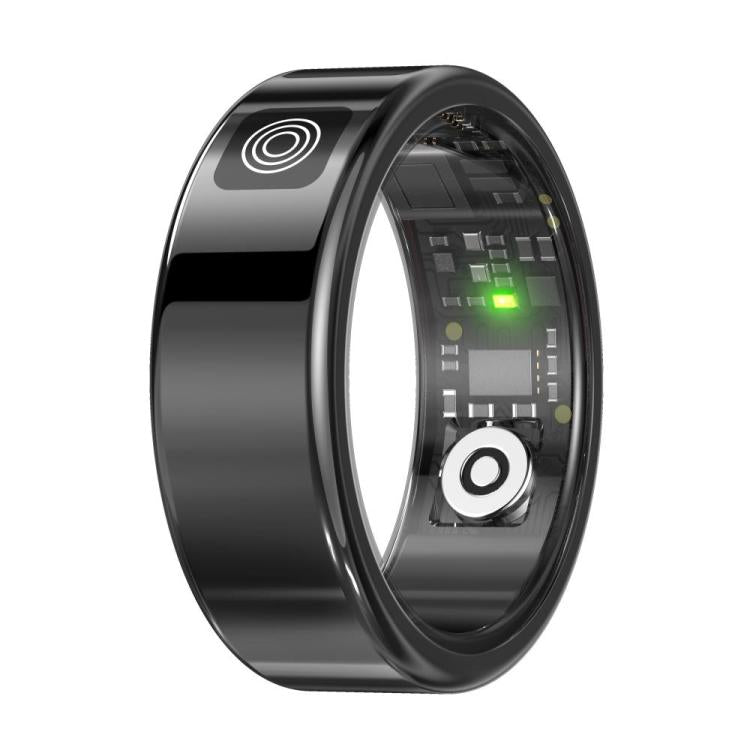SR08 SIZE 8 Smart Ring, Support Hand Gestures Control / Health Monitoring / Multiple Sports Modes(Black) - Smart Rings / Smart Telephones by buy2fix | Online Shopping UK | buy2fix