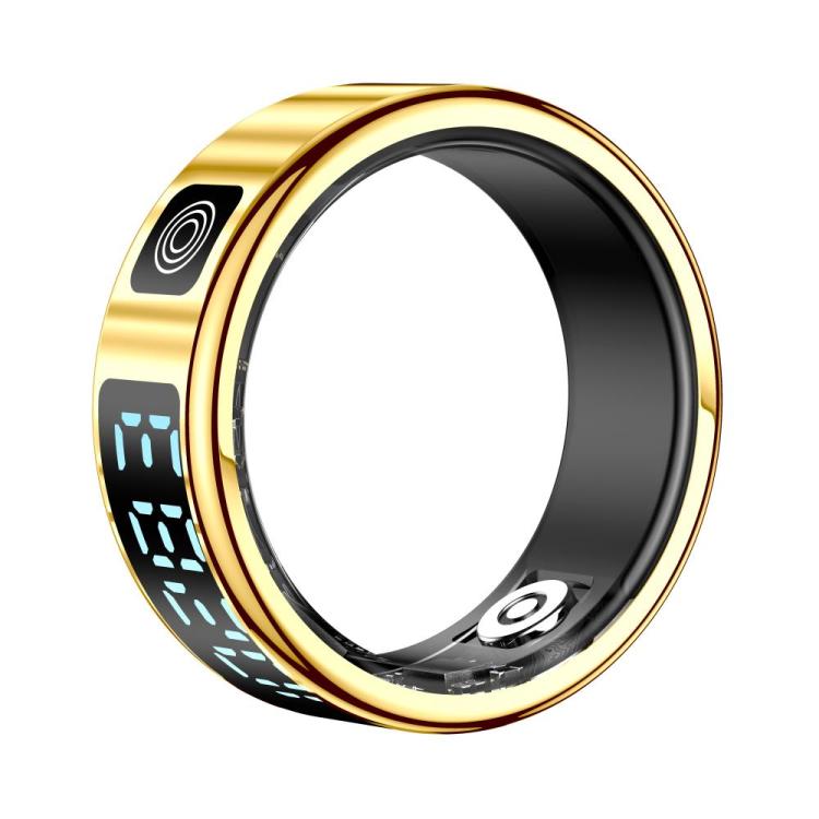 SR08 SIZE 9 Smart Ring, Support Hand Gestures Control / Health Monitoring / Multiple Sports Modes(Gold) - Smart Rings / Smart Telephones by buy2fix | Online Shopping UK | buy2fix