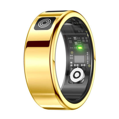 SR08 SIZE 10 Smart Ring, Support Hand Gestures Control / Health Monitoring / Multiple Sports Modes(Gold) - Smart Rings / Smart Telephones by buy2fix | Online Shopping UK | buy2fix