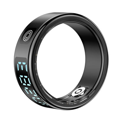 SR08 SIZE 12 Smart Ring, Support Hand Gestures Control / Health Monitoring / Multiple Sports Modes(Black) - Smart Rings / Smart Telephones by buy2fix | Online Shopping UK | buy2fix