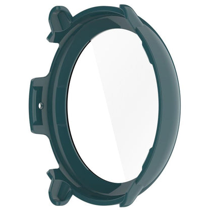 For Amazfit Active 2 A2437 Tempered Film Integrated PC Watch Protective Case(Pine Green) - Watch Cases by buy2fix | Online Shopping UK | buy2fix