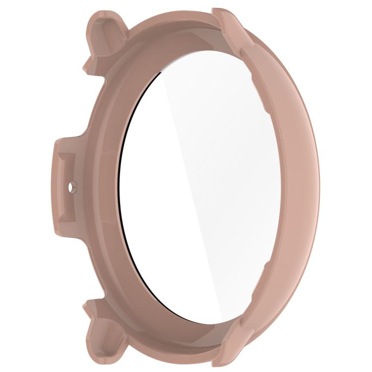 For Amazfit Active 2 A2437 Tempered Film Integrated PC Watch Protective Case(Cherry Pink) - Watch Cases by buy2fix | Online Shopping UK | buy2fix