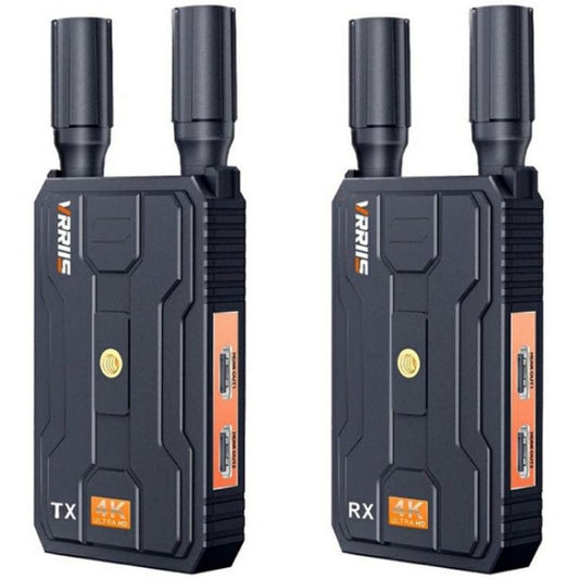 VRRIIS 097 4K HD Video HDMI Wireless Extender Kit Audio Video Wireless Transmitter Receiver, Plug:UK Plug - Adapter by buy2fix | Online Shopping UK | buy2fix