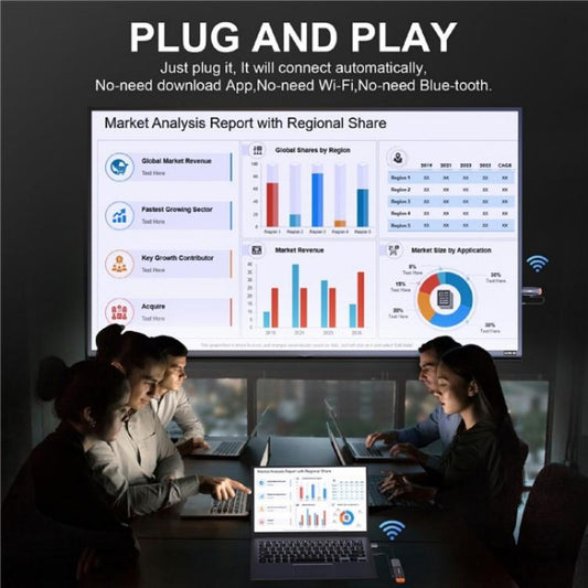 VRRIIS 093 High Definition Extension Video Transmitter Receiver Wireless HDMI Extender(Silver+Black) - Adapter by buy2fix | Online Shopping UK | buy2fix