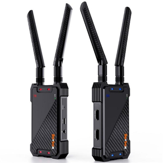 BOVBOX 081 400m Range 1080P HD Video Transmitter Receiver Use Wireless HDMI Extender, Plug:AU Plug