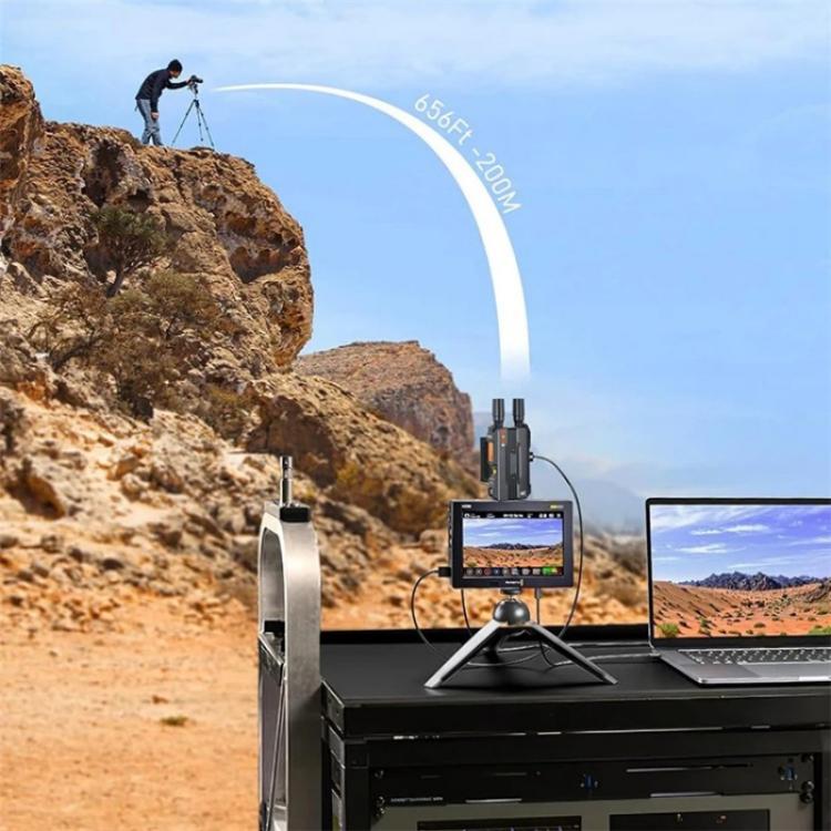 BOVBOX 098 For DSLR Cameras 4K HD Wireless Extender SDI HDMI Dual Interface Video Monitor, Plug:EU Plug - Adapter by buy2fix | Online Shopping UK | buy2fix