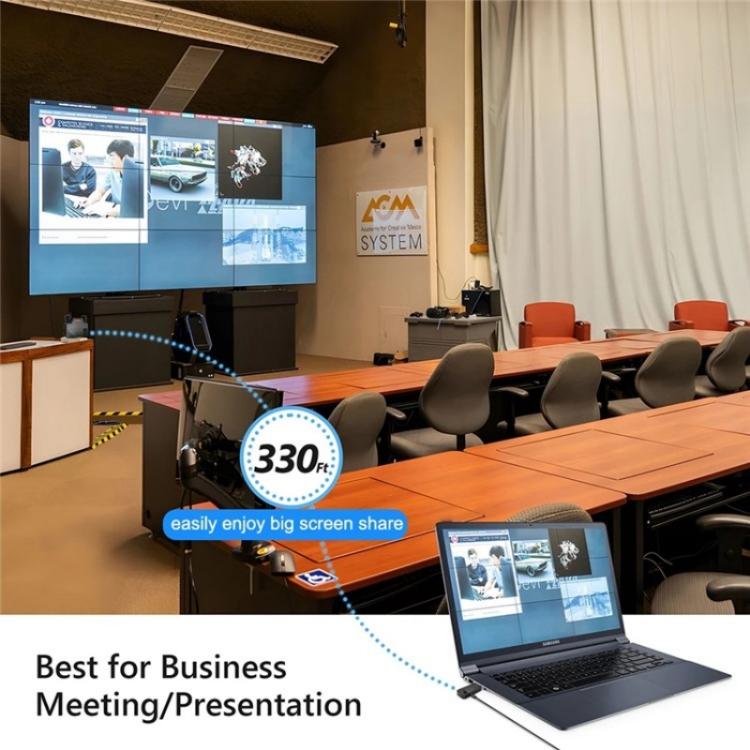 BOVBOX 091-HD Conference Use 100M Wireless WiFi HDMI Extender Video Transmitter Receiver, Plug:AU Plug - Adapter by buy2fix | Online Shopping UK | buy2fix