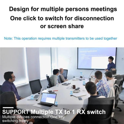 BOVBOX 091-HD Conference Use 100M Wireless WiFi HDMI Extender Video Transmitter Receiver, Plug:AU Plug - Adapter by buy2fix | Online Shopping UK | buy2fix