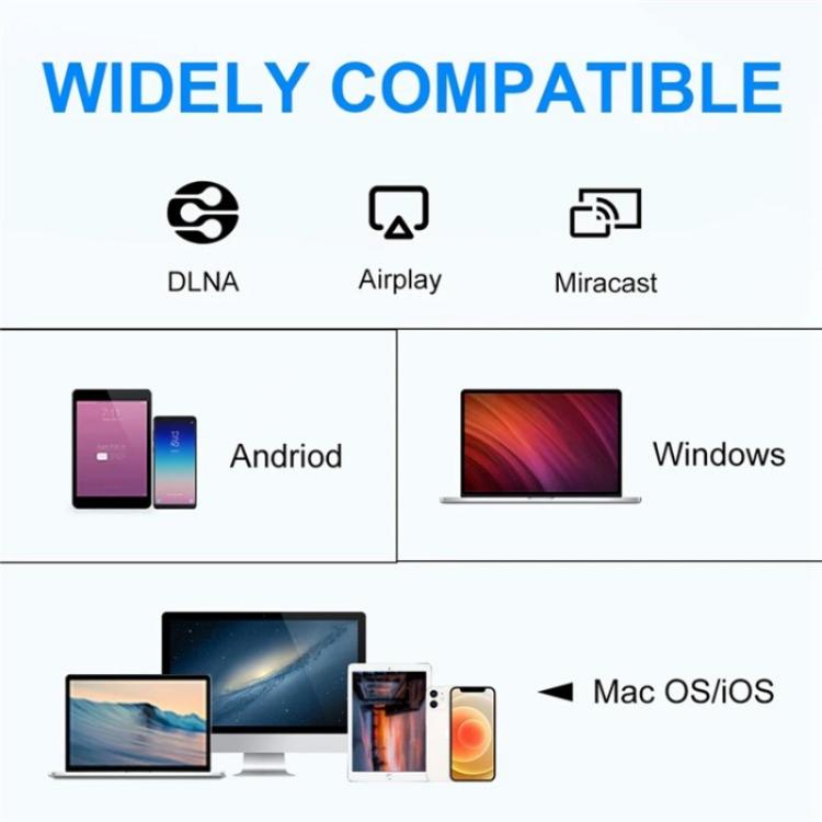 BOVBOX 091-TC For Phone Projector USB C Wireless Transmitter And Receiver Video Extender, Plug:AU Plug - Adapter by buy2fix | Online Shopping UK | buy2fix