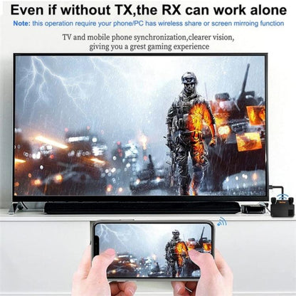 BOVBOX 091-TC For Phone Projector USB C Wireless Transmitter And Receiver Video Extender, Plug:AU Plug - Adapter by buy2fix | Online Shopping UK | buy2fix