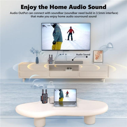 VRRIIS 097PRO Outdoor Live Streaming Audio Video Wireless Transmitter Receiver 4K HD Extender, Plug:US Plug - Adapter by buy2fix | Online Shopping UK | buy2fix