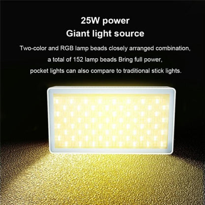 PB25R Live Streaming Portable Video Conference RGB LED Light Photography Pocket Fill Light - Selfie Light by buy2fix | Online Shopping UK | buy2fix