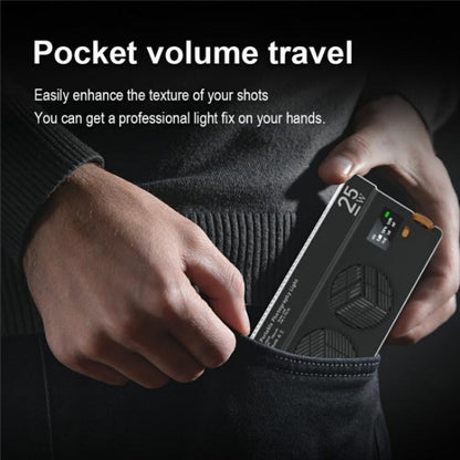 PB25R Live Streaming Portable Video Conference RGB LED Light Photography Pocket Fill Light - Selfie Light by buy2fix | Online Shopping UK | buy2fix