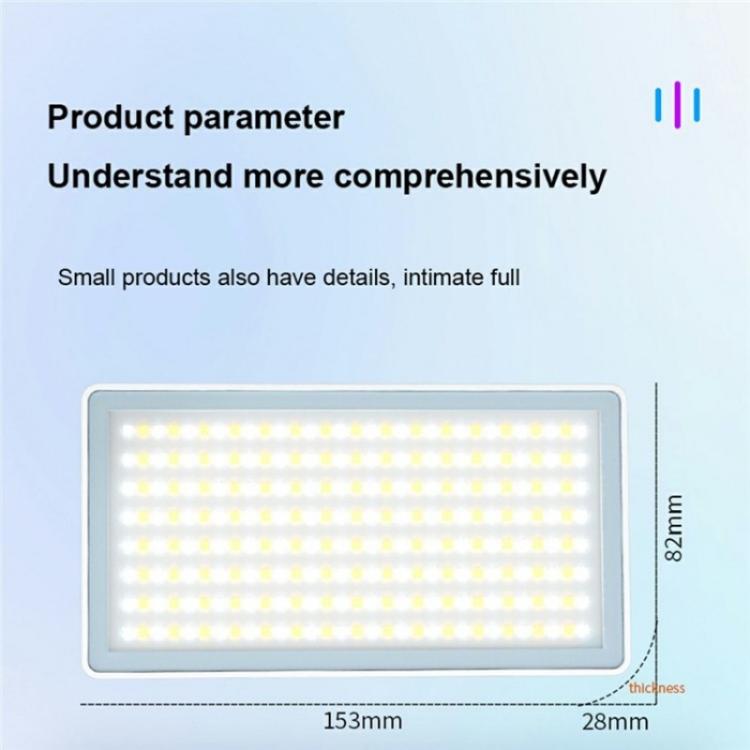 PB25R Live Streaming Portable Video Conference RGB LED Light Photography Pocket Fill Light - Selfie Light by buy2fix | Online Shopping UK | buy2fix