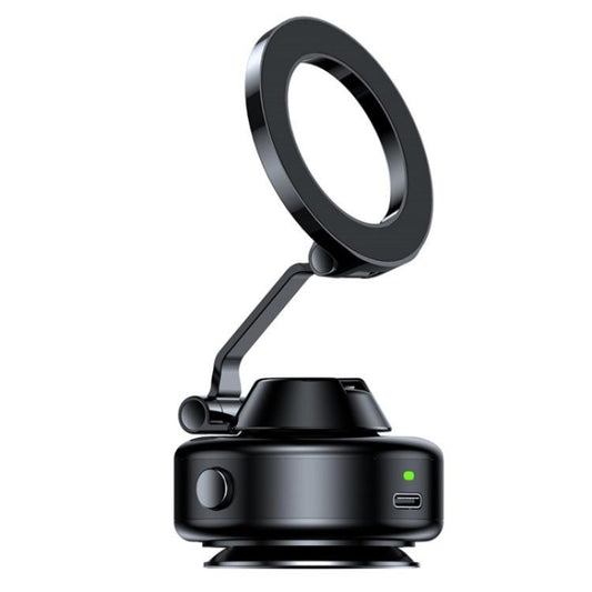 X98 Magnetic Vacuum Suction Electric Absorption Cellphone Stand Desktop Car Phone Holder(Black) - Universal Car Holders by buy2fix | Online Shopping UK | buy2fix