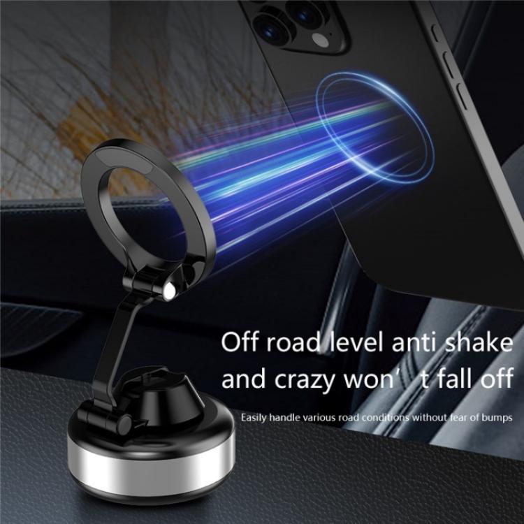 X98 Magnetic Vacuum Suction Electric Absorption Cellphone Stand Desktop Car Phone Holder(Black) - Universal Car Holders by buy2fix | Online Shopping UK | buy2fix