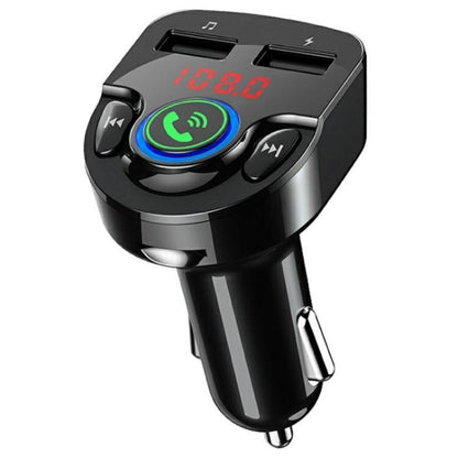 G32 Bluetooth MP3 Player Voice Navigation Car Charger Voltage Detection FM Transmitter - Bluetooth Car Kits by buy2fix | Online Shopping UK | buy2fix