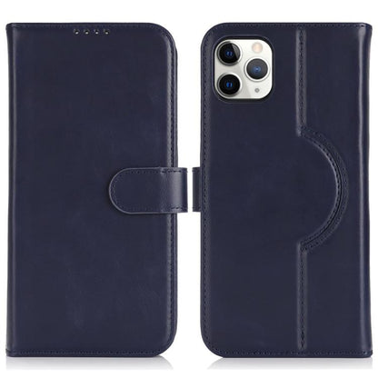 For iPhone 11 Pro Max Genuine Leather Card Wallet MagSafe Phone Case(Dark Blue) - iPhone 11 Pro Max Cases by buy2fix | Online Shopping UK | buy2fix