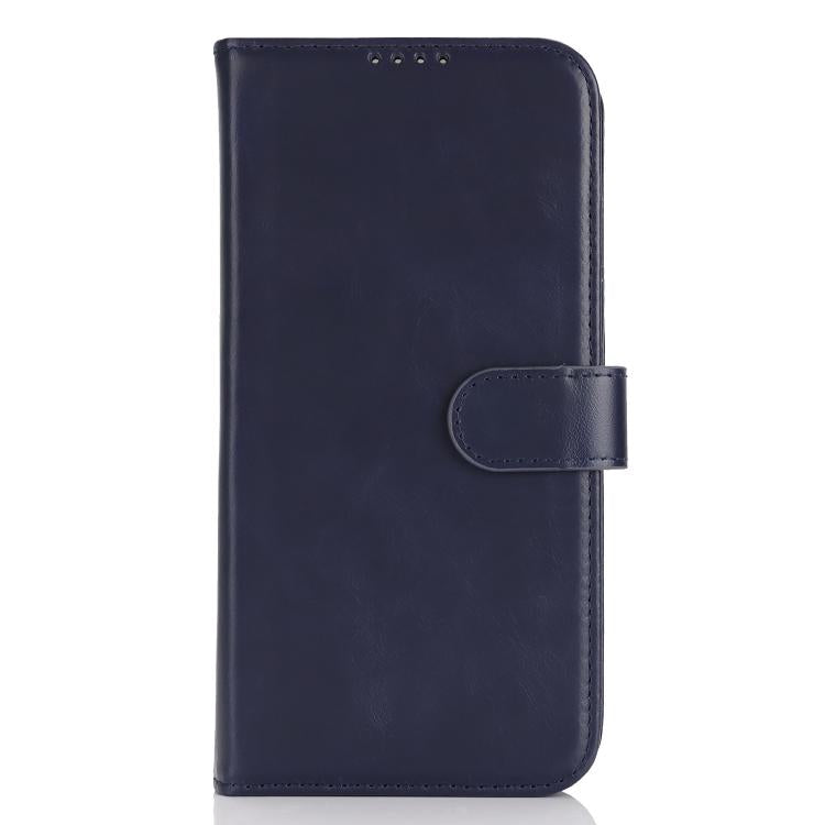 For iPhone 15 Genuine Leather Card Wallet MagSafe Phone Case(Dark Blue) - iPhone 15 Cases by buy2fix | Online Shopping UK | buy2fix