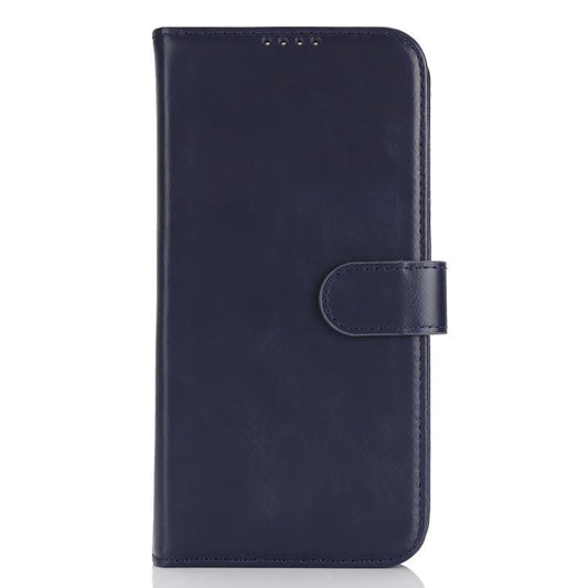 For iPhone 15 Genuine Leather Card Wallet MagSafe Phone Case(Dark Blue) - iPhone 15 Cases by buy2fix | Online Shopping UK | buy2fix