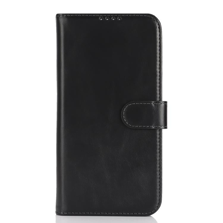 For iPhone 16 Genuine Leather Card Wallet MagSafe Phone Case(Black) - iPhone 16 Cases by buy2fix | Online Shopping UK | buy2fix